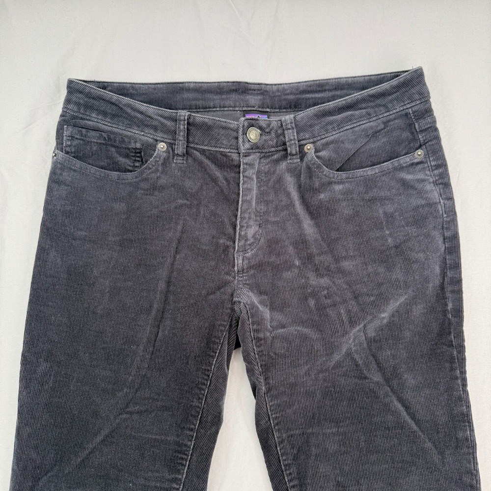 Patagonia Womens Organic Cotton Corduroy Slim Straight Pants Grey Size 30 10 - Picture 2 of 10